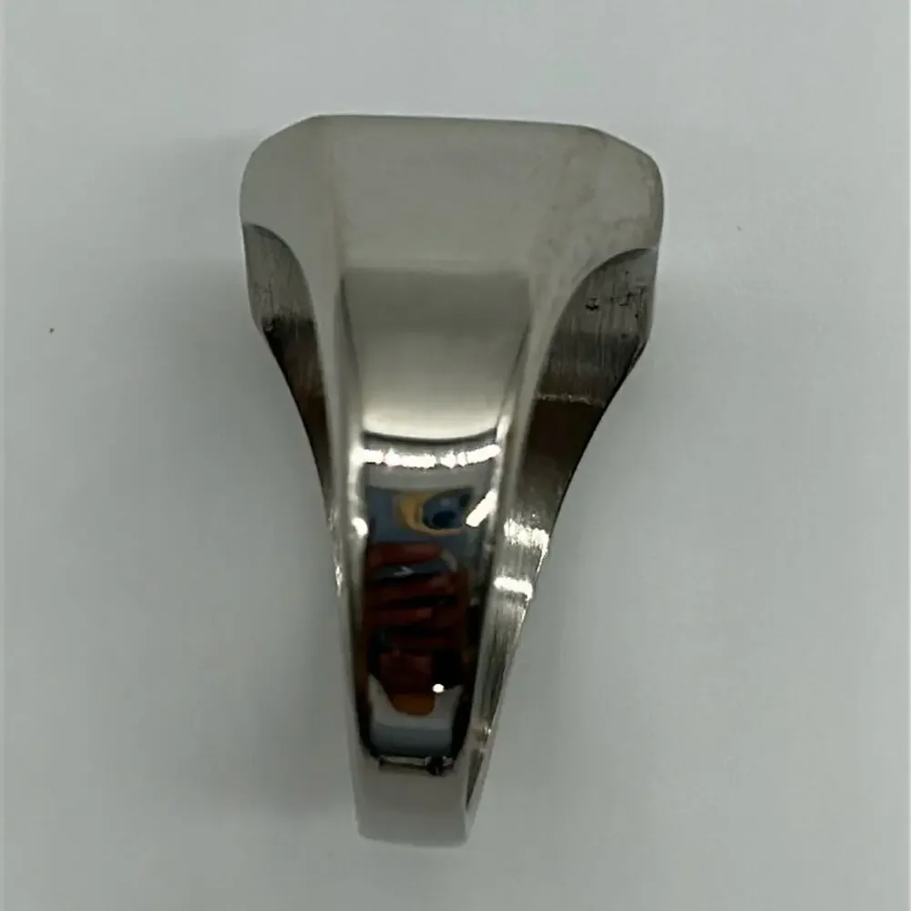 Natural Abalone Shell Handmade Men's Ring Size 12.5 NWT
